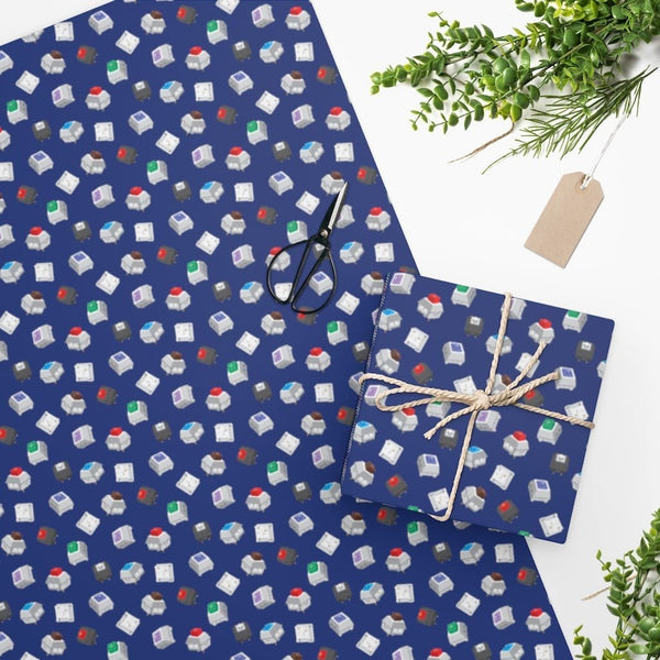 Wrapping Paper (Blue) - SwitchCaptain